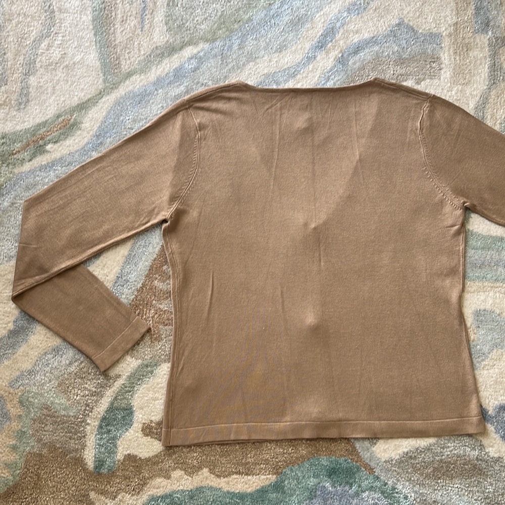 Tan Women's Cardigan - Picture 7 of 11